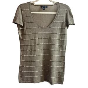 Banana Republic Short Sleeve Women's Sweater Pullover Cotton Knit  Size S